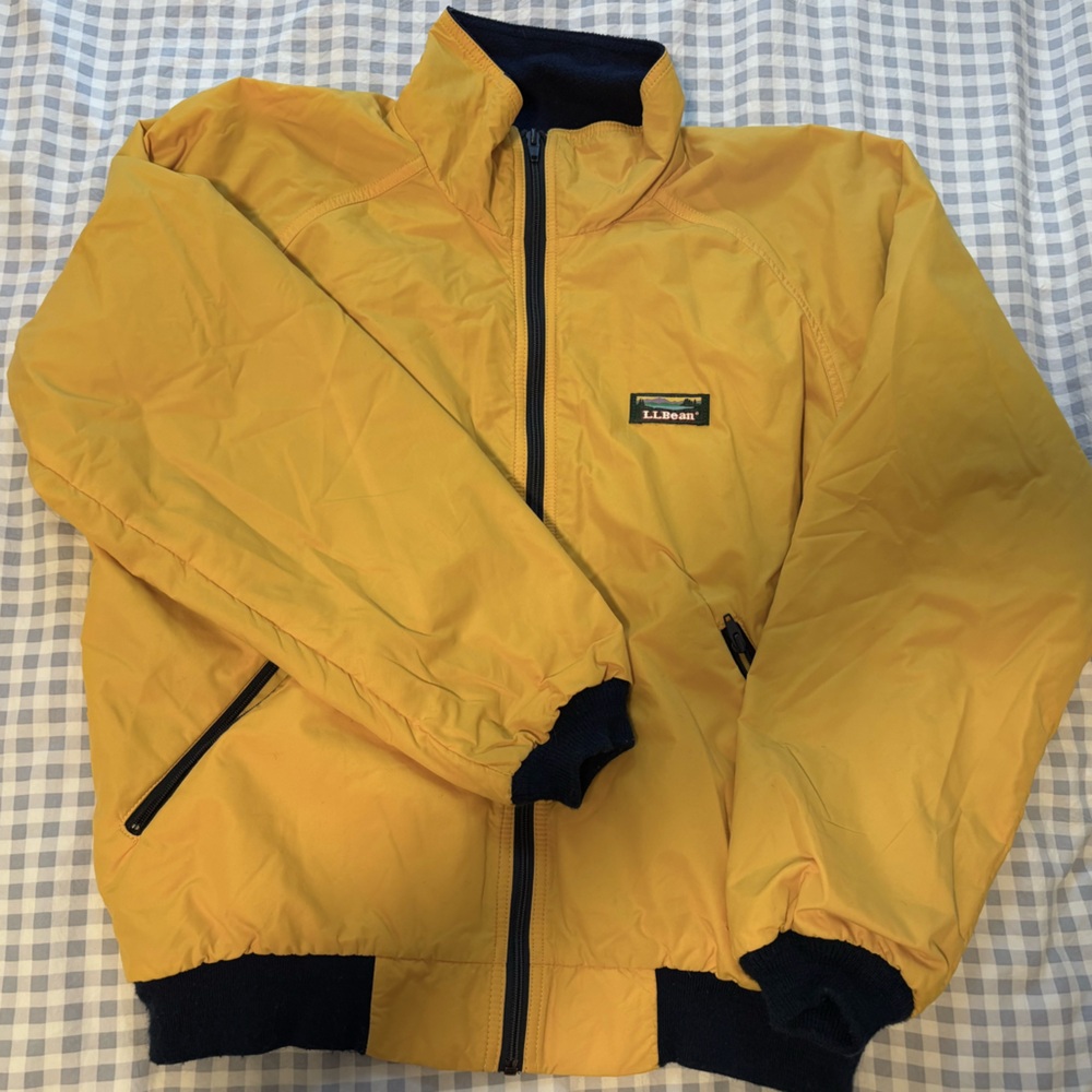 Vintage L.L. Bean Yellow Three-Season Jacket